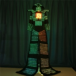 Led predator 高跷机器人表演服