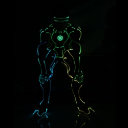 Led light Iron man performance costume