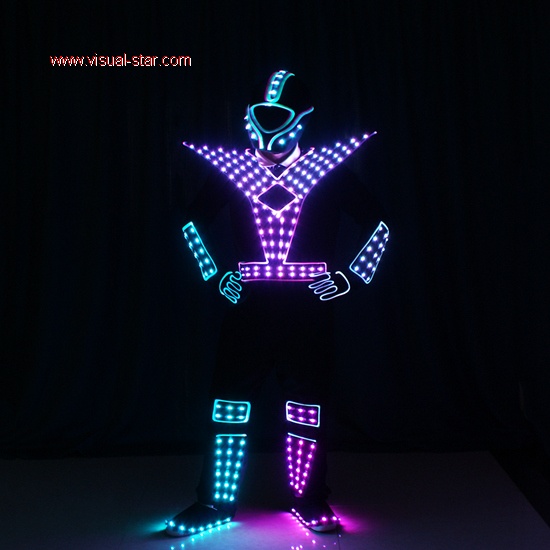 Full color light up tron costume