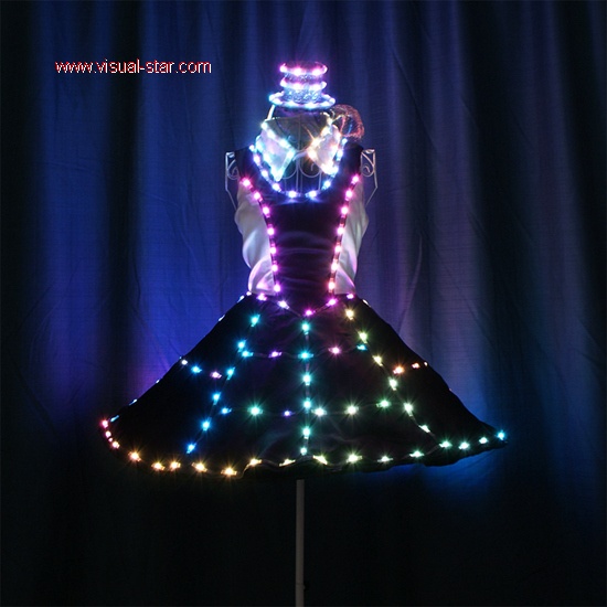 Full color led performance dress