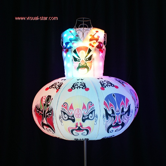 Chinese led inflatable lantern dress