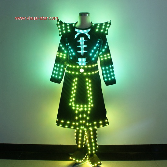 LED samurai suit