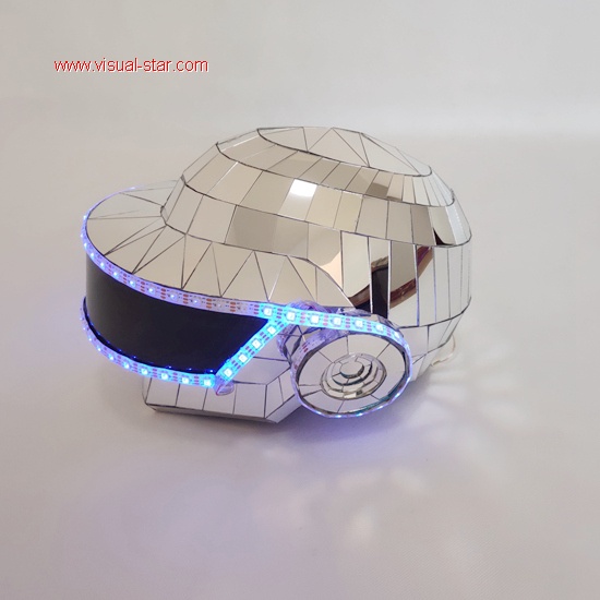 Led mirror thomas helmet