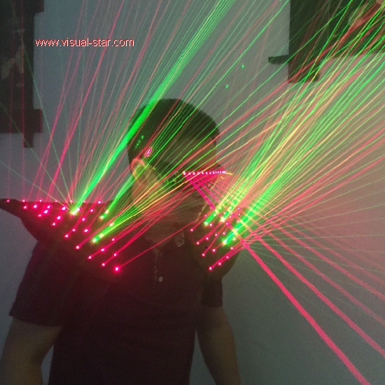 Laser shoulder man costume