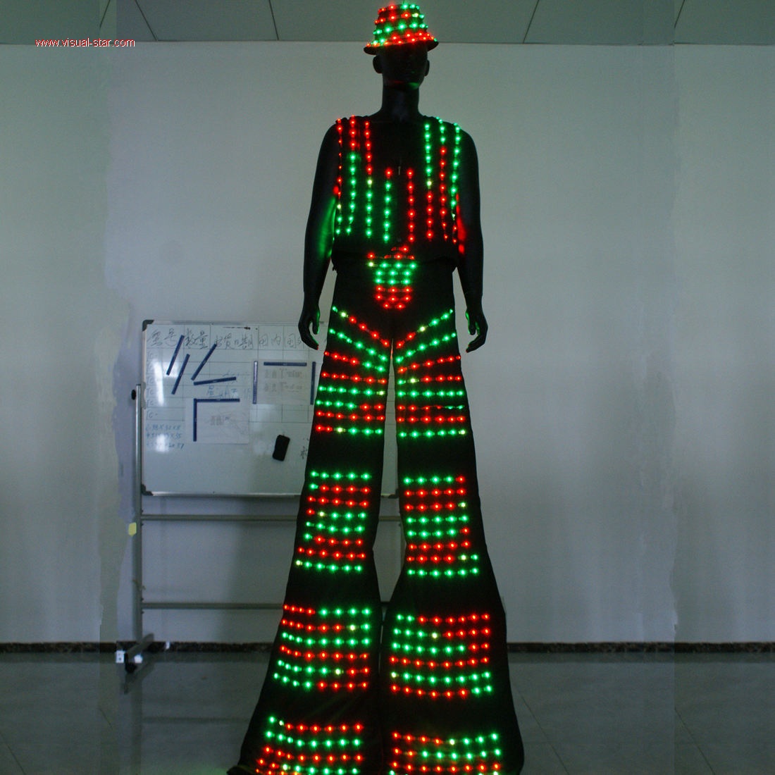 Led stilts vest and pants