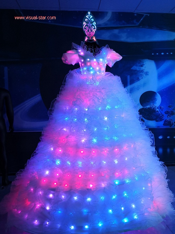 Walker stilts led light dress