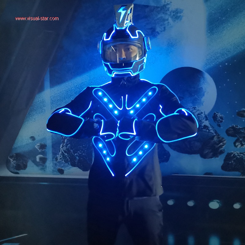Led costume diy,led suit,led dancers