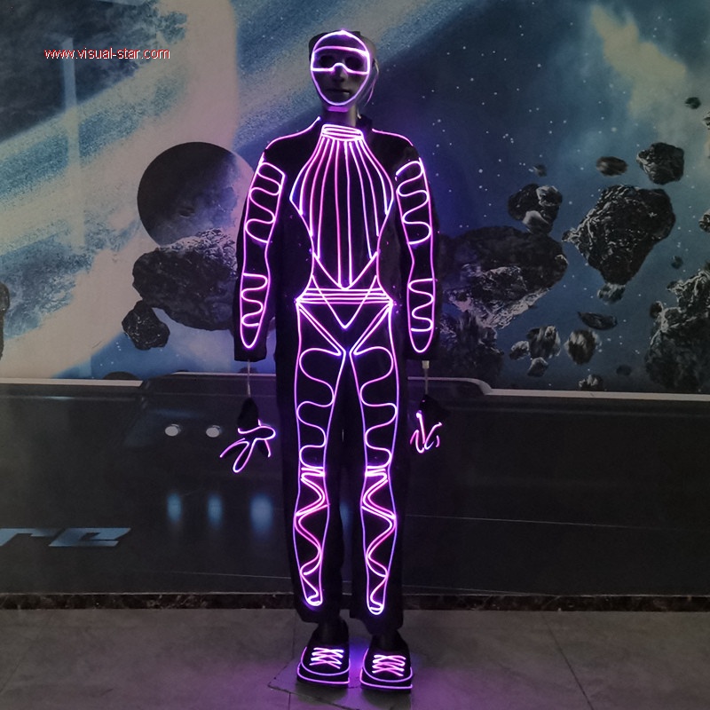 DMX programmable led dance suit