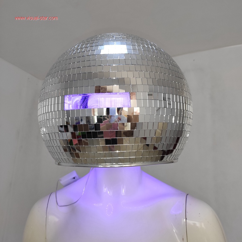 discoball head,mirror ball head,mirror ball