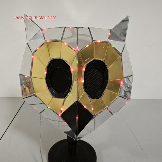 Led mirror owl performance head