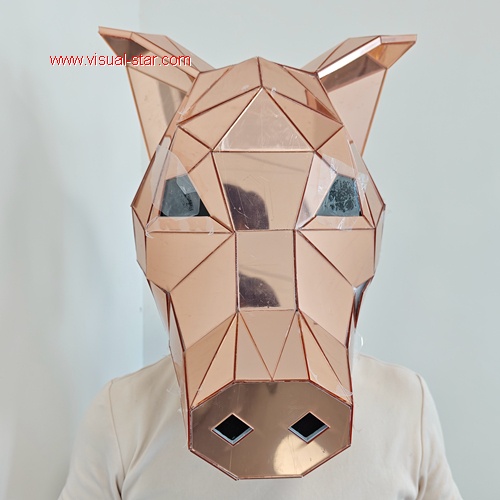 Mirror pig performance head