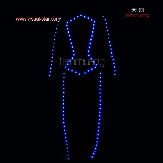 Full color led dance costumes