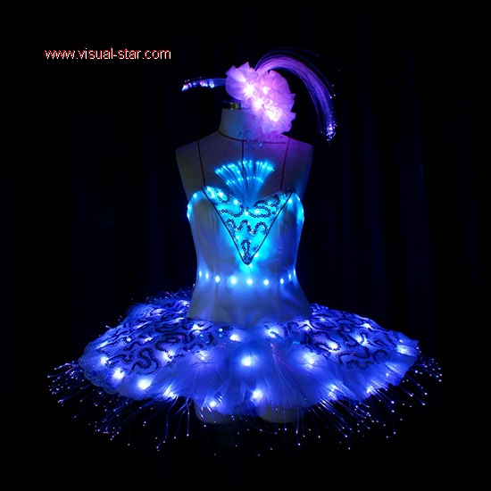 Led light ballerina dance tutu dress