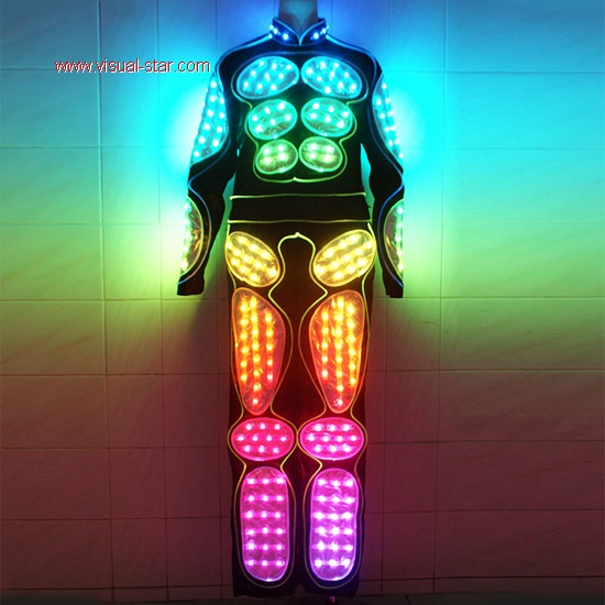 Full color led dance suits