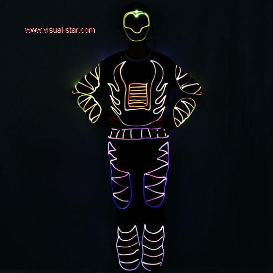 Fiber optic tron halloween costumes