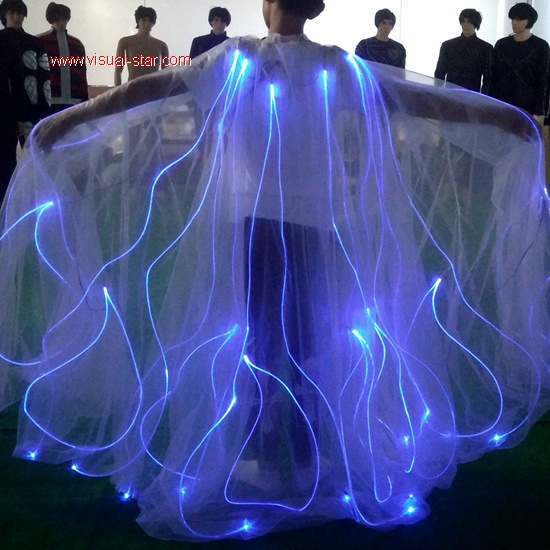 Led light up cloak