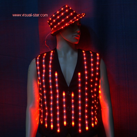 Led jacket,led hat,led vest