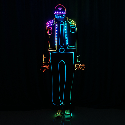 How to program led costume