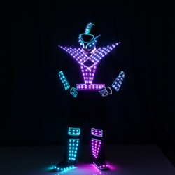 Full color light up tron costume