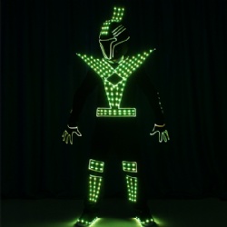 Full color light up tron costume