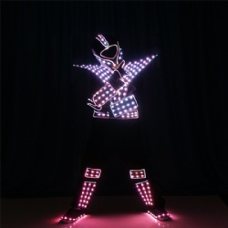 Full color light up tron costume