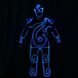 Customize led fiber optic costume