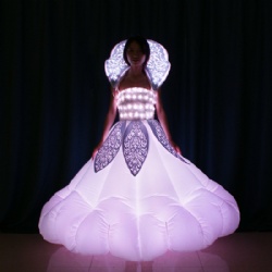 led inflatable dress