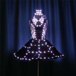 Full color led performance dress