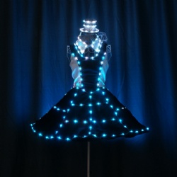 Full color led performance dress