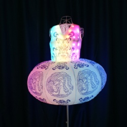 Chinese led inflatable lantern dress