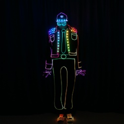 Light balance led dance costume