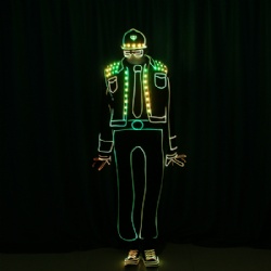 Light balance led dance costume