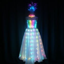 Light up girl dance dress