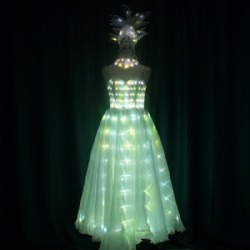 Light up girl dance dress