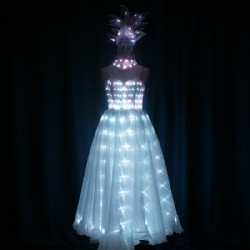 Light up girl dance dress