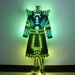 LED samurai suit