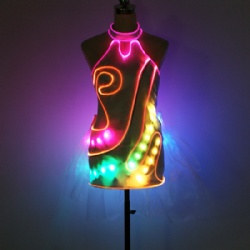 Led sexy light up dress