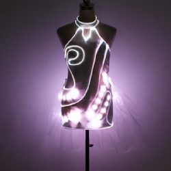 Led sexy light up dress