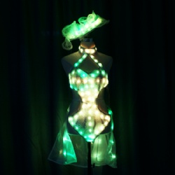 Led sexy bikini dance dress