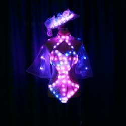 Led sexy bikini dance dress