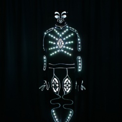 Led light performance costume