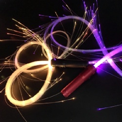 光纤发光表演鞭子