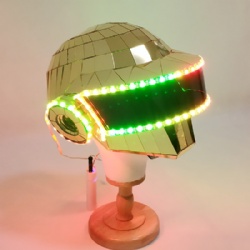 Led mirror thomas helmet