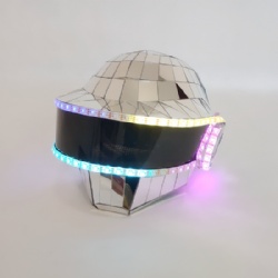 Led mirror thomas helmet