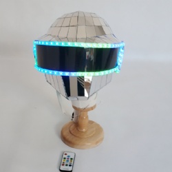 Led mirror thomas helmet