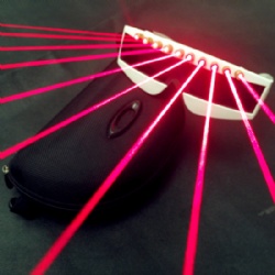 Red laser glasses