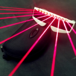 Red laser glasses