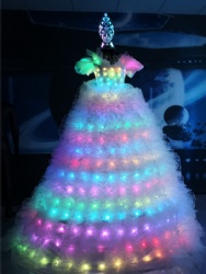 Walker stilts led light dress