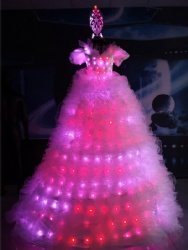 Walker stilts led light dress