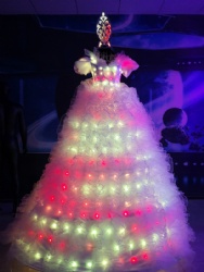 Walker stilts led light dress